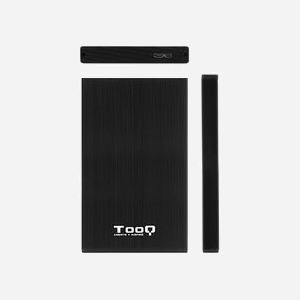Boîtier HDD TooQ TQE-2527B 2.5" SATA I/II/III USB 3.2 Gen 1 (3.1 Gen 1) Aluminium Noir, Support 3 To, Compatible Windows/Mac OS/Linux - Miniature 4