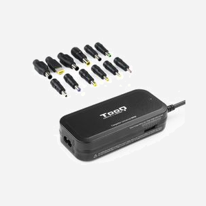 TooQ Chargeur Secteur 90W TQLC-90BS02M : USB 2.0, 100-240V, protections sur-courant/surtension/surchauffe/court-circuit, pour Caméscope, MP3, Téléphone