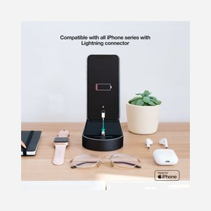 TooQ TQCD02L Chargeur Intérieur USB 27W Noir - Recharge Sans Fil & Rapide - 100-240V 3A - Smartphone/Smartwatch - Lightning - Câble USB-C inclus - Miniature 3