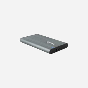 TooQ TQE-2503G Boîtier Externe 2.5" pour HDD/SSD SATA I/II/III USB 3.2 Gen 1 (3.1 Gen 1) Micro-USB B Gris - Support UASP, 2To Max, 78x123x14mm - Miniature 2