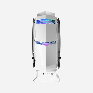 Boîtier PC Tower Mars Gaming MCORBW Blanc, Micro-ATX/Mini-ITX, Double Verre Trempé, Refroidissement Air/Liquide, USB 3.2 Gen 1, Intérieur XL, Long. max GPU 340mm - Miniature 3