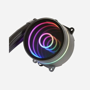 Mars Gaming MLONE120 : Système de refroidissement liquide AIO 120mm, TDP 200W, Ventilateur 12cm FRGB, 600-1800 RPM, 9-26 dB, sockets Intel/AMD compatibles. - Miniature 4