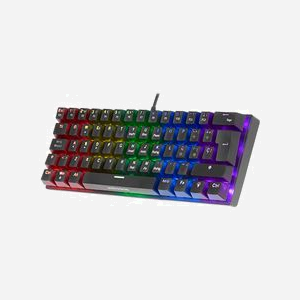 Mars Gaming MK60 - Clavier Mécanique 60% AZERTY FR, RGB, Anti-ghosting, USB - Switches Anti-Poussière, ABS Double Injection - Compatible Windows/macOS/Linux - Miniature 2