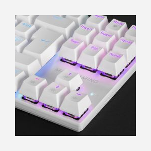 Mars Gaming MK80WBFR Clavier Gamer USB AZERTY FR Blanc Mécanique TKL Anti-Poussière Rétroéclairage RGB Anti-Ghosting Compatible Windows/macOS/Linux - Miniature 3