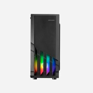 Mars Gaming MC-X2 Tower Noir - Boîtier PC Moyen Tour ATX/microATX/Mini-ITX, 2x120mm FRGB, USB 3.2 Gen 1, Acier, Longueur GPU 317mm, Hauteur Ventirad 158mm - Miniature 2