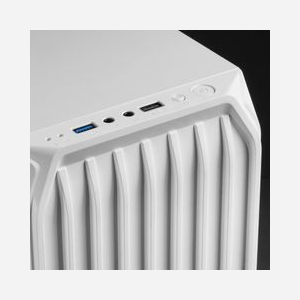 Mars Gaming MCS2W Mini Tower Blanc Micro-ATX/Mini-ITX, 1x3.5", 2x2.5", 2x120mm FRGB, Ventirad CPU 145mm, GPU 256mm, USB 3.2 Gen 1, fenêtre latérale. - Miniature 5