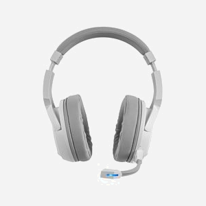 Mars Gaming MHW-100W Casque Gaming Circum-Aural Blanc, Filaire/Sans Fil 2.4GHz, HP 50mm, Micro ENC Amovible, Autonomie 40h, USB Type-C, PC/PS/Xbox/Switch - Miniature 3