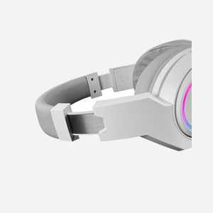 Mars Gaming MHW-100W Casque Gaming Circum-Aural Blanc, Filaire/Sans Fil 2.4GHz, HP 50mm, Micro ENC Amovible, Autonomie 40h, USB Type-C, PC/PS/Xbox/Switch - Miniature 5