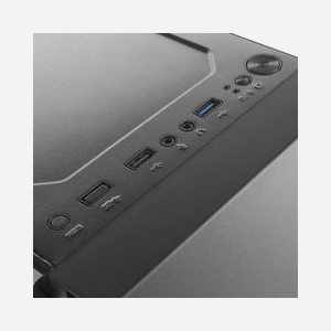 Boîtier PC Mars Gaming MCN2 Noir, ATX/Micro-ATX/Mini-ITX, 2x3.5", 3x2.5", 7 slots, fenêtre latérale, 1x120mm arrière, radiateurs avant 240mm/arrière 120mm - Miniature 3