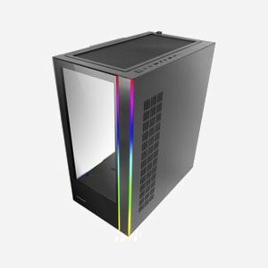 Mars Gaming MCULTRA Tour PC E-ATX XXL Noire, Double Fenêtre Verre Trempé, ARGB, Compatible Refroidissement Liquide (jusqu'à 360mm), 390mm GPU, 2x 3.5", 5x 2.5" - Miniature 4