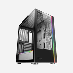Mars Gaming MCULTRA Tour PC E-ATX XXL Noire, Double Fenêtre Verre Trempé, ARGB, Compatible Refroidissement Liquide (jusqu'à 360mm), 390mm GPU, 2x 3.5", 5x 2.5" - Miniature 5