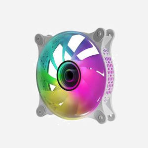Mars Gaming MF3DW Ventilateur 120mm ARGB Blanc - Boîtier PC, 1200RPM, 12dB, Roulement Hydraulique, Connecteur 6-Pin, 12V, compatible Asus Aura Sync, Mystic Light Sync, RGB Fusion. - Miniature 4