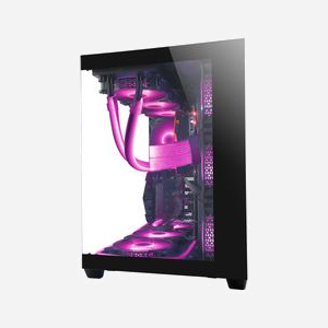 Mars Gaming MCV4 Boîtier PC Tower E-ATX Verre Trempé, 2x 3.5", 3x 2.5", USB 3.2 Gen 1, Audio In/Out, Refroidissement Liquide, Sans Bloc d'Alimentation - Miniature 4