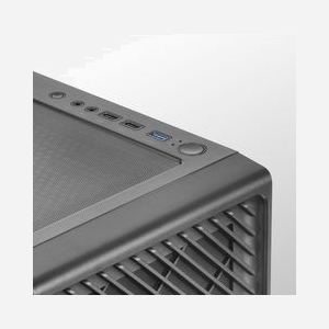 Mars Gaming MCF Boîtier PC Midi Tower Noir ATX/microATX/Mini-ITX, 2x3.5", 2x2.5", Vent. ARGB, Façade Metal-Mesh, Compatible Watercooling 360mm, USB 3.2 - Miniature 4