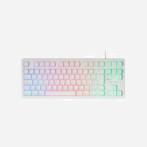 Mars Gaming MK023W Clavier Gamer TKL USB AZERTY FR Blanc - Switches H-Mech Red, Anti-Ghosting, Rétroéclairage FRGB, Compatible Windows/Linux/PS/Xbox/Switch - Miniature 2