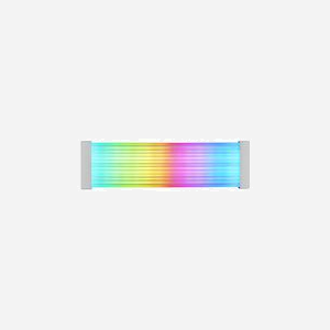 Mars Gaming MCA-24X : Sleeve ARGB pour câble d'alimentation 24pin carte mère, LED Ultra Lumineuses, contrôle ARGB 3pin 5V, silicone souple, 91g