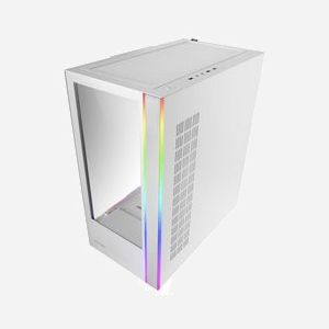 Mars Gaming MC-ULT Tower Blanc - Boîtier PC Moyen Tour, E-ATX, Double Chambre, Verre Trempé, USB 3.0, Refroidissement Liquide 360mm, GPU 390mm, Filtres à Poussière - Miniature 4
