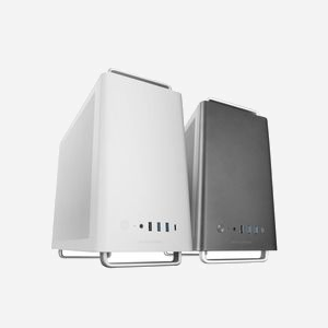 Mars Gaming MC-ELITE Mini Tower Blanc (MCELITEW) - Boîtier PC Micro ATX/Mini-ITX, 1x 3.5", 3x 2.5", USB 3.2 Gen 1, Ventilateurs 90mm, Refroidissement liquide 120/240mm. - Miniature 2