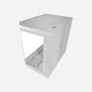 Mars Gaming MC-3TCOREW - Boîtier PC Midi Tower Blanc, Verre Trempé Triple Face, ATX/Micro-ATX/Mini-ITX, USB 3.2 Gen 1/Gen 2 Type-C, Refroidissement Liquide Supporté - Miniature 1