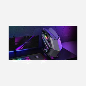 Mars Gaming MC-TITANW : Boîtier PC Midi Tower Blanc ATX/Micro-ATX, verre trempé, éclairage ARGB, compatible Aura Sync/Mystic Light/RGB Fusion 2.0 - Miniature 4