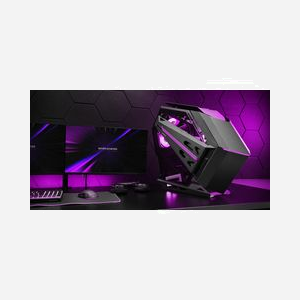Mars Gaming MC-TITANW : Boîtier PC Midi Tower Blanc ATX/Micro-ATX, verre trempé, éclairage ARGB, compatible Aura Sync/Mystic Light/RGB Fusion 2.0 - Miniature 5