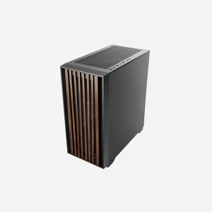 Mars Gaming MC-WOODC : Boîtier PC Moyen Tour Noir, Façade Bois Véritable, ATX/Micro-ATX/Mini-ITX, Ventilateur 120mm FDB, Support Radiateur 360mm, USB 3.0 - Miniature 2