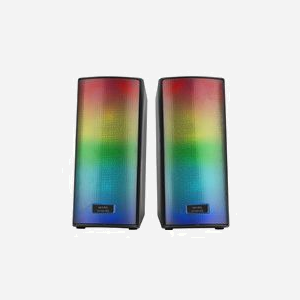 Mars Gaming MSRGB2 - Enceinte Portable Stéréo 15W RMS, Bluetooth 5.3, Jack 3.5mm, Lecteur MicroSD, RGB dynamique, ABS Noir, Alimentation USB - Miniature 2