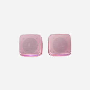 Mars Gaming MSPROP Enceinte Stéréo 2.0 Rose, 10W RMS, 20-20000Hz, 4 Ohm, Jack 3.5mm & USB, RGB Flow, ABS, 71x69x77mm - Miniature 2