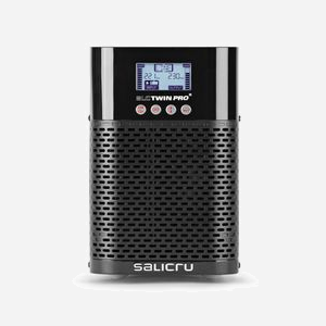 Salicru SLC-700-TWIN PRO2 IEC : UPS 0.7kVA/630W On-line Double Conversion, sinusoïde pure, 220-240V, USB, EPO, LCD, efficacité 92%/98% (ECO), tour - Miniature 2