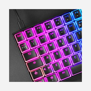 Mars Gaming MKULTRA Clavier Gamer USB AZERTY Français Noir - Switches OUTEMU SQ, RGB Chroma, Touches PBT Pudding, Anti-Ghosting, Format 96%, Compatible Windows/macOS/Linux - Miniature 3