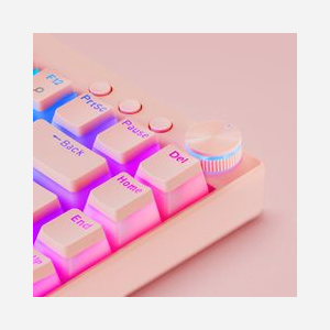 Mars Gaming MKCLOUDPRFR Clavier Gamer 75% Rose USB + Bluetooth AZERTY Français, Switches OUTEMU SQ Pro, RGB Chroma, Batterie 200h, 1000Hz, Anti-Ghosting - Miniature 4