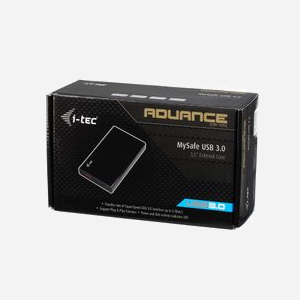 i-tec MYSAFE35U401 - Boîtier Externe HDD 3.5" SATA I/II/III USB 3.2 Gen 1 (5 Gbps) Aluminium Noir/Métal - Alimentation Secteur - Compatible Windows - Miniature 5