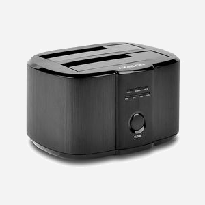 Axagon ADSA-ST Station d'accueil HDD/SSD 2.5/3.5" SATA I/II/III USB 3.2 Gen 1 Type-B Aluminium Noir, Support UASP/TRIM/S.M.A.R.T., Windows/macOS/Linux
