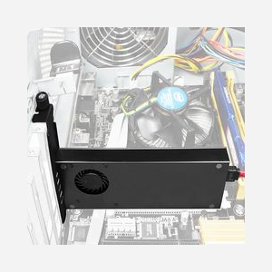Axagon PCEM2-DC : Carte Adaptateur Interne PCIe vers M.2 (NVMe & SATA) + SATA, Facteur de Forme Standard/Low Profile, Refroidissement Actif, 8 Gbit/s, Windows/macOS/Linux - Miniature 4