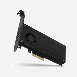Axagon PCEM2-DC : Carte Adaptateur Interne PCIe vers M.2 (NVMe & SATA) + SATA, Facteur de Forme Standard/Low Profile, Refroidissement Actif, 8 Gbit/s, Windows/macOS/Linux - Miniature 5