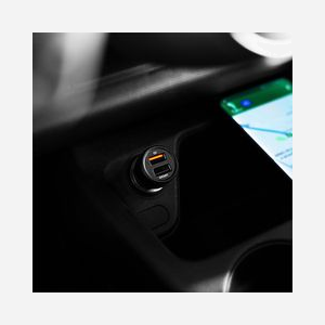 Axagon PWC-QC5 Chargeur Allume-Cigare 2 Ports USB 2.0 Quick Charge 3.0 31.5W, Compatible Téléphone/Tablette, Protections Surtension/Surchauffe, Noir - Miniature 3