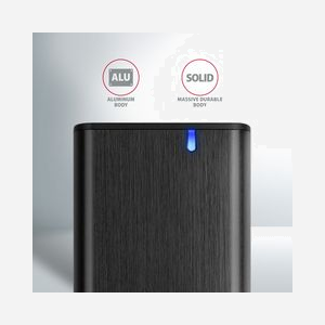 Axagon EEM2-SB2 : Boîtier SSD M.2 (NVMe/SATA) USB 3.2 Gen 2 Type-C, 10 Gbit/s, Aluminium noir, Supports 2242/2260/2280, Compatible Windows/macOS/Linux - Miniature 5
