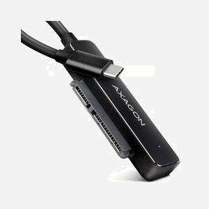 Axagon ADSA-FP2C Adaptateur USB-C 5Gbps vers SATA 6G pour SSD/HDD 2.5" SLIM, Support UASP/TRIM/S.M.A.R.T., Compatible Windows/macOS/Linux - Miniature 1