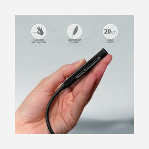 Axagon ADSA-FP2C Adaptateur USB-C 5Gbps vers SATA 6G pour SSD/HDD 2.5" SLIM, Support UASP/TRIM/S.M.A.R.T., Compatible Windows/macOS/Linux - Miniature 4