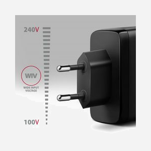Axagon ACU-DPQ100 Chargeur Secteur Universel 100W, 1x USB 2.0, 2x USB-C Power Delivery 3.0, Quick Charge 4+, Protections Surtension/Surchauffe/Court-circuit - Miniature 3