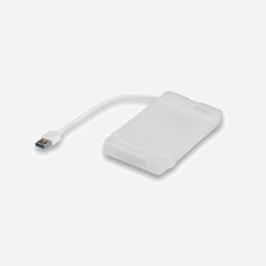 i-tec MySafe MYSAFEU314 Boîtier Externe USB 3.2 Gen 1 pour Disque Dur/SSD 2.5" SATA I/II/III, 9.5mm, Blanc, Jusqu'à 5Gbps, Câble Intégré 0.15m - Miniature 3