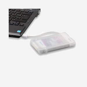i-tec MySafe MYSAFEU314 Boîtier Externe USB 3.2 Gen 1 pour Disque Dur/SSD 2.5" SATA I/II/III, 9.5mm, Blanc, Jusqu'à 5Gbps, Câble Intégré 0.15m - Miniature 5