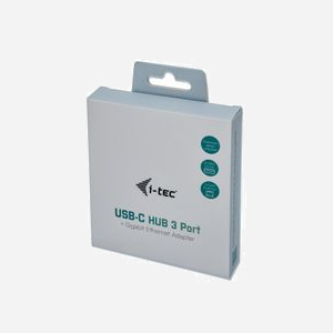 i-tec C31METALG3HUB : Hub USB-C 3 Ports USB 3.0 + Adaptateur Gigabit Ethernet Realtek 8153, Gris, Compatible Windows/macOS/Linux/Android - Miniature 5
