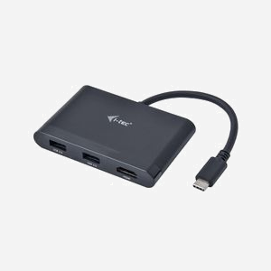 i-tec Adaptateur de Voyage USB-C vers HDMI 4K UHD - 2x USB 3.0, USB-C Power Delivery/Data - Chipset RTS5403/04/11/PS176 - Compatible Windows/macOS