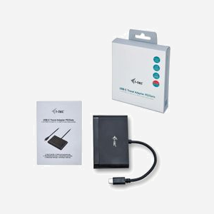 i-tec Adaptateur de Voyage USB-C vers HDMI 4K UHD - 2x USB 3.0, USB-C Power Delivery/Data - Chipset RTS5403/04/11/PS176 - Compatible Windows/macOS - Miniature 4
