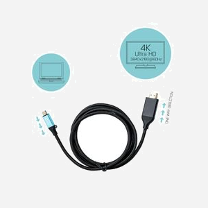 i-tec Adaptateur Câble USB-C vers HDMI 4K/60Hz, 1.5m, Support Windows/macOS/Linux/Android, Résolution max. 3860x2160, Noir, Réf: C31CBLHDMI60HZ - Miniature 4