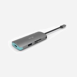 i-tec Nano Dock USB-C 4K HDMI + Power Delivery 100W - 3x USB 3.0, Lecteurs SD/microSD, Compatible Windows/macOS/Linux/Android - C31NANODOCKPD