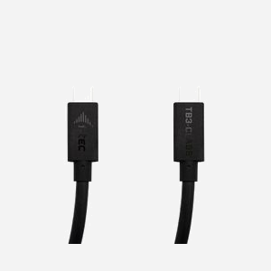 i-tec Câble Thunderbolt 4 TB3CBL150CM 1.5m 40Gbps USB-C Power Delivery 100W Support Vidéo 8K/30Hz ou 2x4K/60Hz