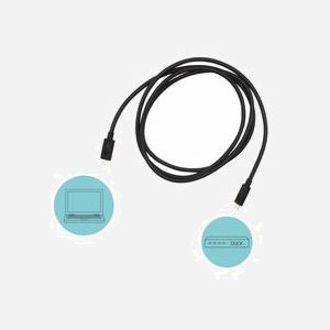 i-tec Câble Thunderbolt 4 TB3CBL150CM 1.5m 40Gbps USB-C Power Delivery 100W Support Vidéo 8K/30Hz ou 2x4K/60Hz - Miniature 3