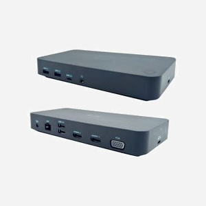 i-tec Docking Station USB-C/USB 3.0/Thunderbolt Triple Display (2x HDMI, VGA) + Power Delivery 100W, 3x USB 3.2, Gigabit Ethernet, Windows/macOS/Android - Miniature 1